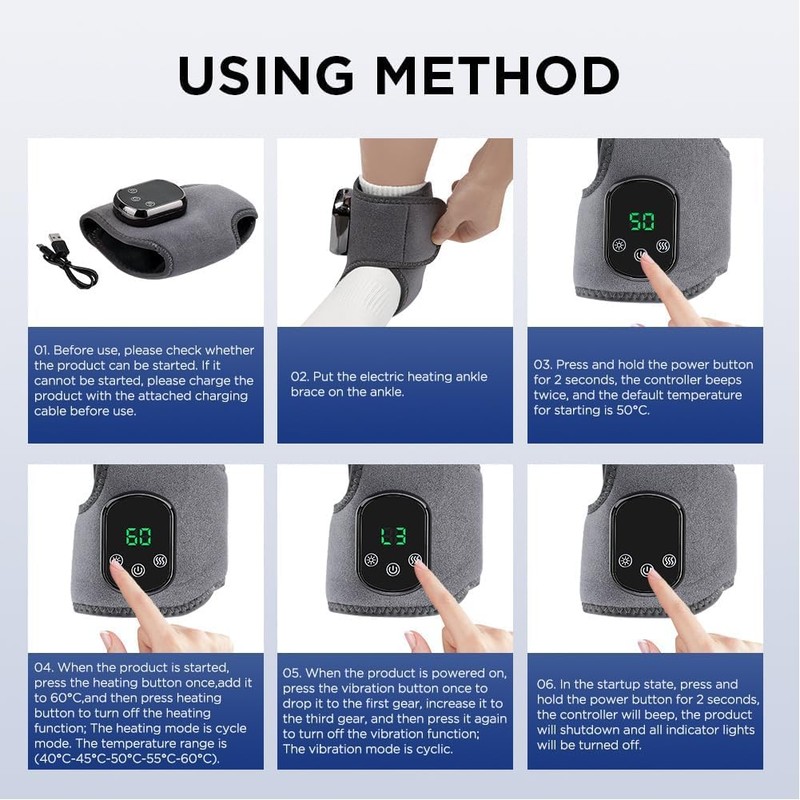 2026 New Foot Renew Triple Method Massager, Portable Foot Massager,