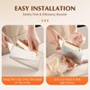 TECHPLUS 3Pcs Knife Cover Hand Protector- Effortless Kitchen Tools for