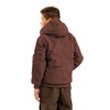 Berne Youth Softstone Duck Hooded Jacket, Medium Regular, Bark