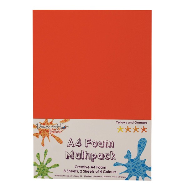Trimcraft DCFM008 Dovecraft Essentials - A4 Creative Foam Sheets -