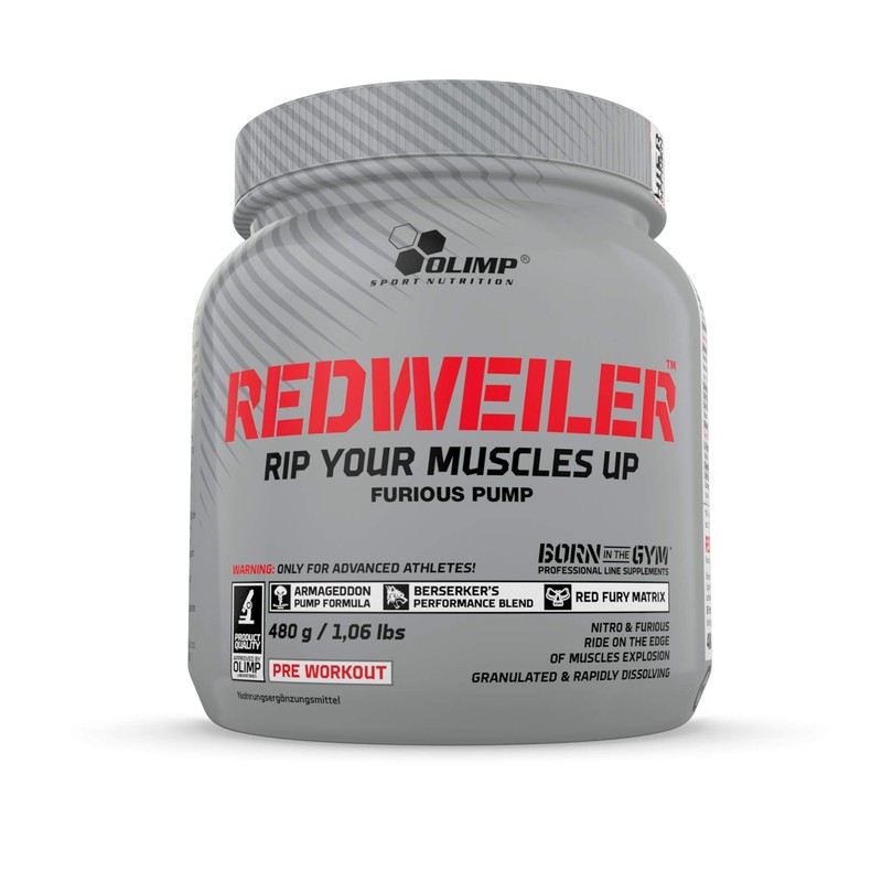 Olimp Redweiler Powder 480g - Orange Flavour
