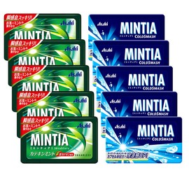 Mintia Assortment 0.2oz 2Types × 5pcs Japanese Tablet Candy Asahi Group Foods Ninjapo