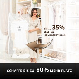 GENIE SPACE - Unglaublich starke Premium Vakuumbeutel zum Aufhängen (Extra lang (2 Stk.))