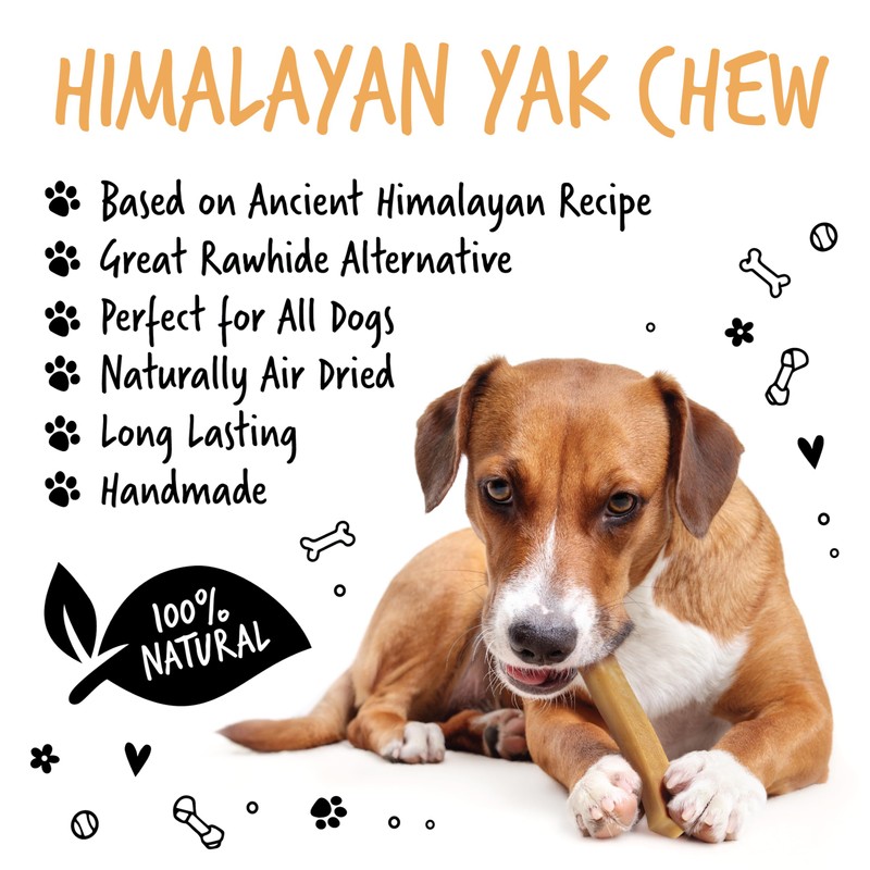 BUGALUGS Bugalugs Himalayan Yak Chews for dogs are 100% natural