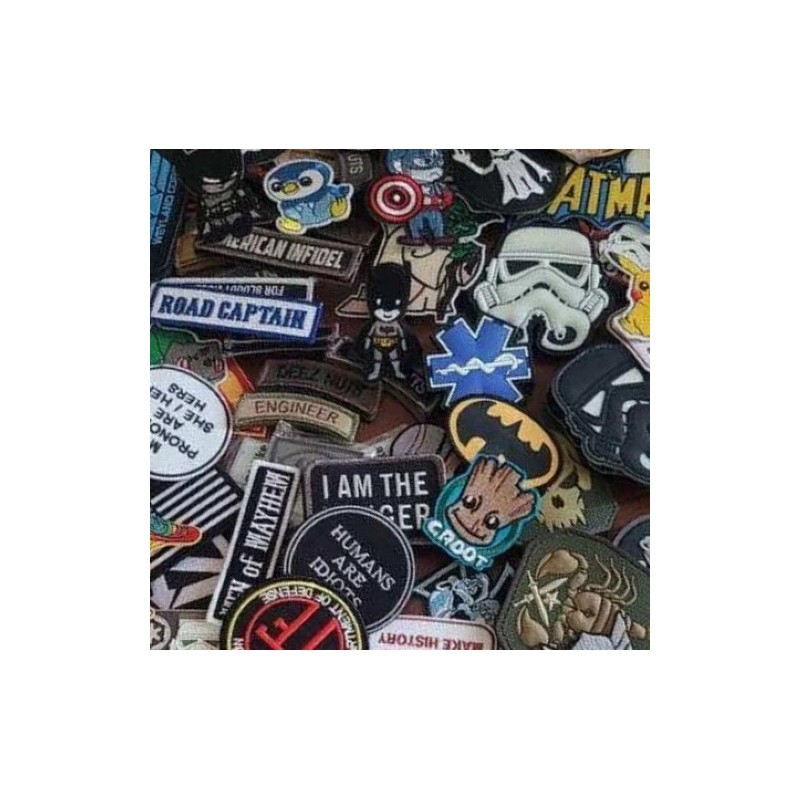 V. President V. President Biker Title Rank Tag Embroidered Iron