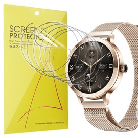 Lamshaw Compatible for Niolina Smart Watches Screen Protector, [6 Pack] Full Coverage TPU Clear Film Compatible for Niolina NX7 1.11 Inches Smart Watches (6 Pack)