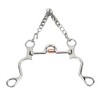 Pelham Horse bit, bocado de Cobre de Acero Inoxidable para