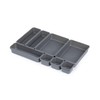 LIVIVO 8pc Interlocking Drawer Organiser and Dividers Plastic Desk and