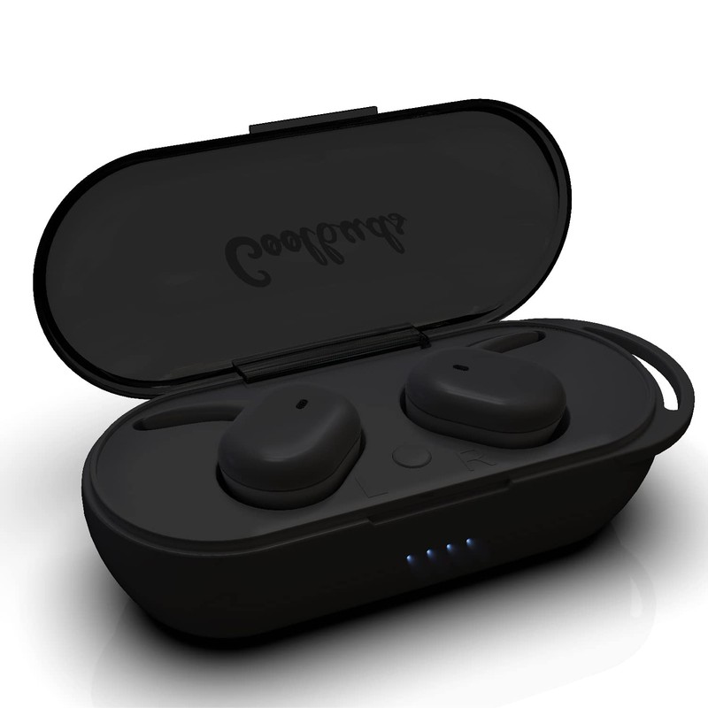 Coolbuds TruFit Wireless Bluetooth 5.3 Earbuds with Charging Case –