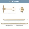 2 Pack Heavy Duty 1 Inch Diameter Single Curtain Rods