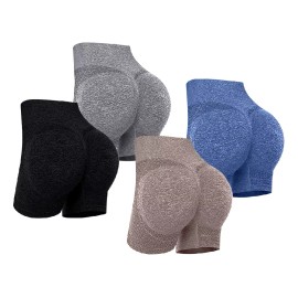 4pzs Short De Licra Para Mujer Fitness Sports Sexy Shorts