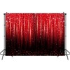 Red Glitter Backdrop for Photography Black and Red Bokeh Sequin