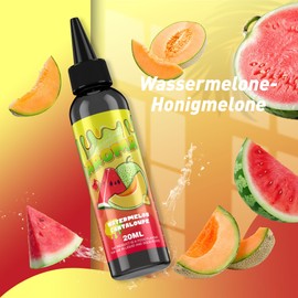 FURUN Watermelon Honey Melon Aroma Concentrate, High Dose Food Flavour, 20 ml Aroma in 120 ml Bottle, Easy Mixing, for Cooking, Baking, Drinks DIY