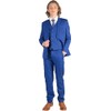 Romario Boys Electric Blue Suit, Boys Wedding Suit, Page Boy