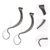 Baluue Real Hair Extensions 2pcs Invisible Hairpiece Straight Wig for