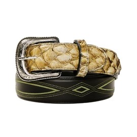 Cody James Men's Exotic Pirarucu Billet Belt - CJAHO24BT18-GR 34