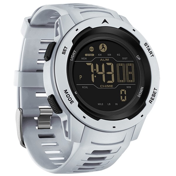 Mens Digital Watch Military Watches for Men Step Calorie Counter
