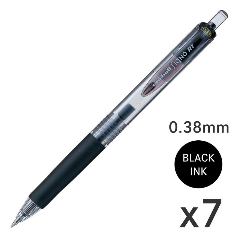 Mitsubishi Pencil Gel Ballpoint Pen Uni-Ball Signo RT 0.38 Black