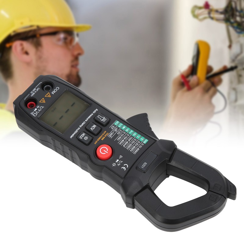 ET8201 600A 600V AC/DC Clamp Meter Intelligent Automatic Identification High