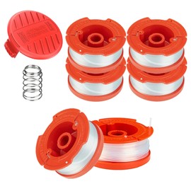 Cilivo CMZST065/CMZST0653 30 Feet 0.065'' String Trimmer Line Compatible with Craftsman Models: CMCST900,CMEST913, CMESTE920,CMESTA900,8-Pack (6-Line Spool + 1 Cap+1 Spring)