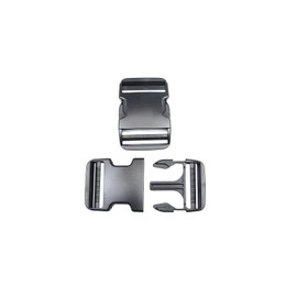 Ahijklmn Quick Side Release Buckles 2" Heavy Duty Plastic Snap Buckle Clasps 2 inch Backpack clips Buckle Replacement for Straps (2 inch - 2 Packs)