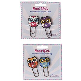 Set of 2 Cute Owl Paper Clips