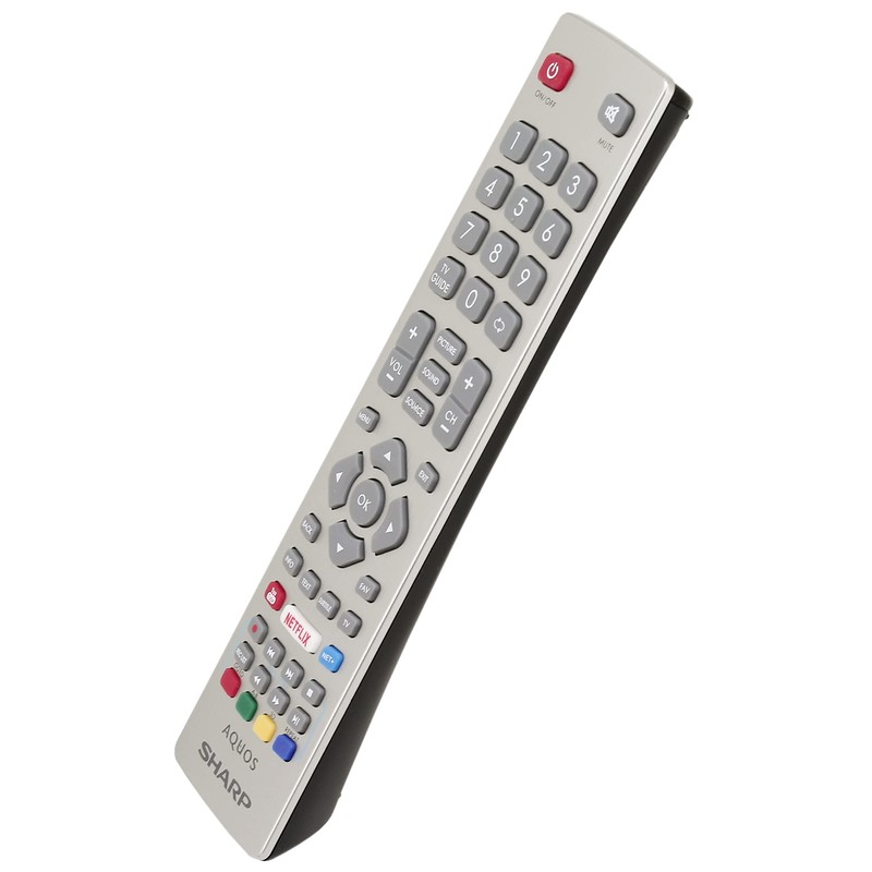 Genuine Remote Control Compatible with Sharp Aquos 4K HD Smart