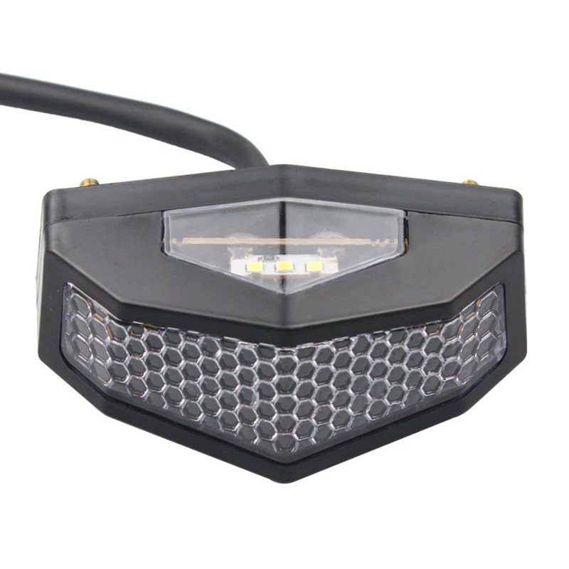 MACHSWON 12V Motorcycle LED Turn Signals Brake Stop Light Waterproof