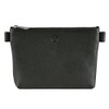 SONNENLEDER High-Quality Cosmetic Bag "Silvretta" Colour: Black *Genuine Leather*