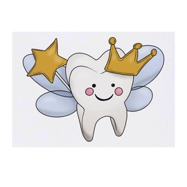 'Tooth Fairy' Temporary Tattoo - Water Resistant, Skin-Safe, Non-Toxic Transfer (TO00071911)
