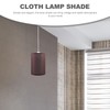 Kichvoe Drum Lamp Shape, Fabric Cylinder Lamp Shades Spider Construction