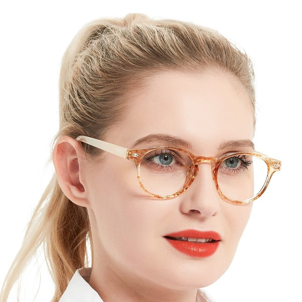 OCCI CHIARI 1.25 Reading Glasses Womens Trendy Round Readers 1.0