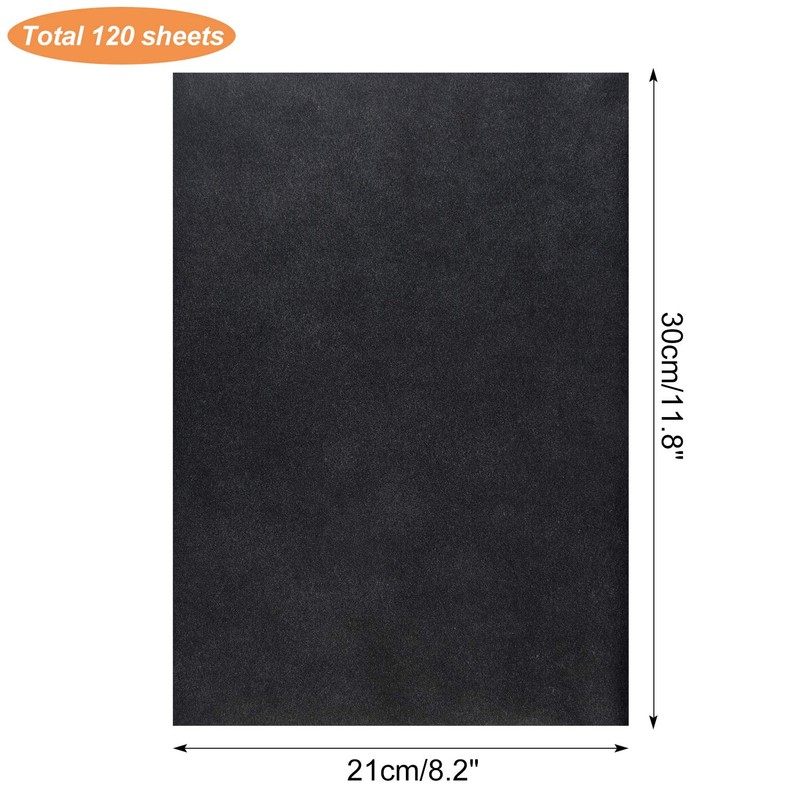 KUUQA 120 Sheets Carbon Copy Paper with 5 PCS Embossing
