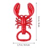 HOMSFOU 12 Pcs Crawfish Bottle Opener Wine Bottle Lid Opener