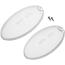 Anakel Home Cooker Hood Light Deflector 1330058595 Compatible with Mepamsa Electrolux Zanussi Cooker Hood | 2 Units 100x52mm Includes Screws