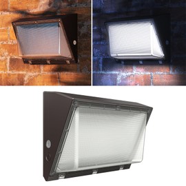 Sunco 120W LED Wall Pack Outdoor Dusk to Dawn Photocell Sensor Industrial Dimmable Waterproof Commercial Grade Security Warehouse Parking Lot, 4000K Cool White, 16200 Lumen, AC120-277V