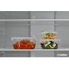 Hario MST-60-TW Heat-resistant Glass Storage Container, Round, 20.3 fl oz