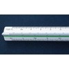 Linex 311 Triangular Scale with Coloured Chamfer 30 cm, Pitch
