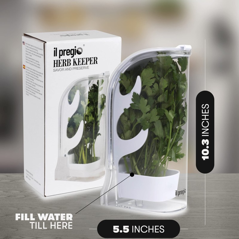Il Pregio Fresh Herb Keeper and Storage Container - Premium