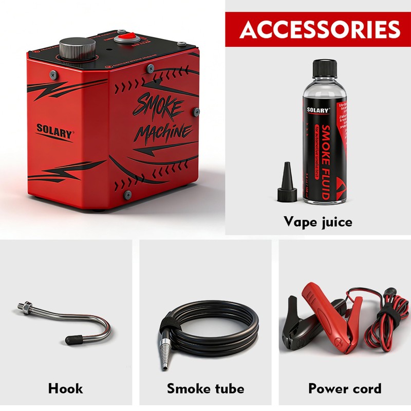 Solary EVAP Smoke Machine Automotive - 10s Precise Leak Detection