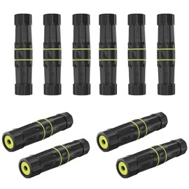 ZUZONG IP68 Waterproof Cat7 RJ45 Coupler, 10GB Shielded Pure Copper Ethernet Coupler IP68 Waterproof Ethernet Outdoor LAN Connector for Starlink/Cat5/Cat6/Cat6A/Cat7/Cat8 Ethernet Cable(10 PCS Female)