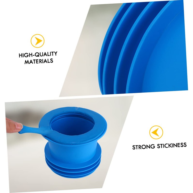TEHAUX Thickening Toilet Sealing Ring Odor Resistant Flange Ring for