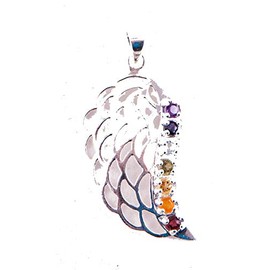 Berk Angel Wings Chakra Pendant 925 Silver
