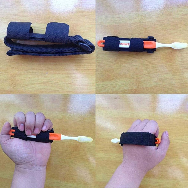 Adaptive Utensil Holder Arthritis Eating Aids Universal Cuff Fork Spoon