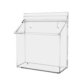 Marketing Holders Outdoor Literature Display Box Realtor Holder Postcard Wall Display 7.5"w x 5.5"h Qty 4