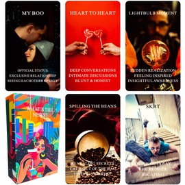 Tmenreiy What's The Tea? Relationships Oracle Cards, Love and Life Oracle Deck, Oracle Cards Deck For Beginners, Interpreting Our Career And Life Relationships