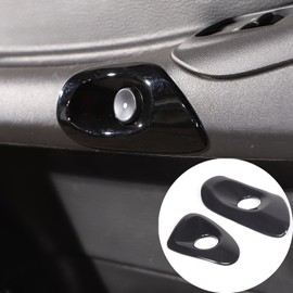 PIUGILH Car Door Lock Switch Button Decoration Trim, ABS Interior Accessories Frame Cover Trim Kit for Corvette C6 2005 2006 2007 2008 2009 2010 2012 2013(Piano Black)