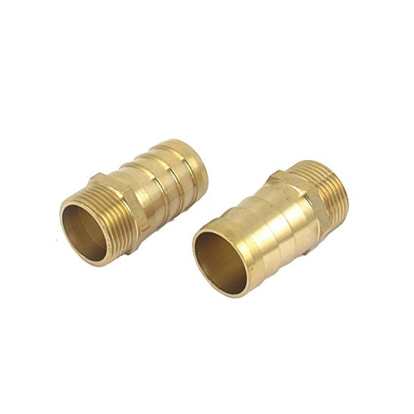 sourcingmap® 3/4BSP Male Thread to 25mm Hose Barb Straight Adapter