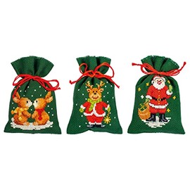 Set of 3 Christmas Bags