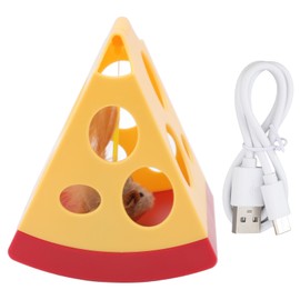 Cheese Cat Electric Toy USB Charging Smart Auto Electric Cat Toys for Pets Cats Kittens